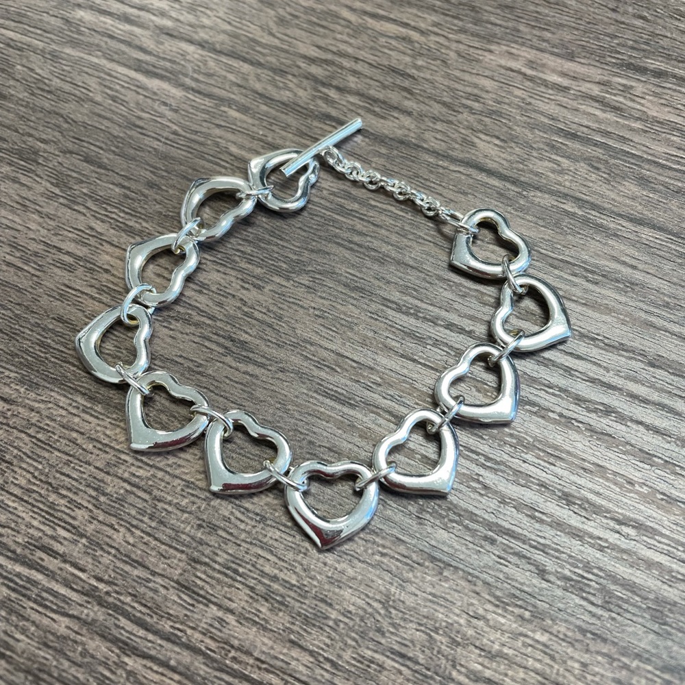 Mini heart chain bracelet